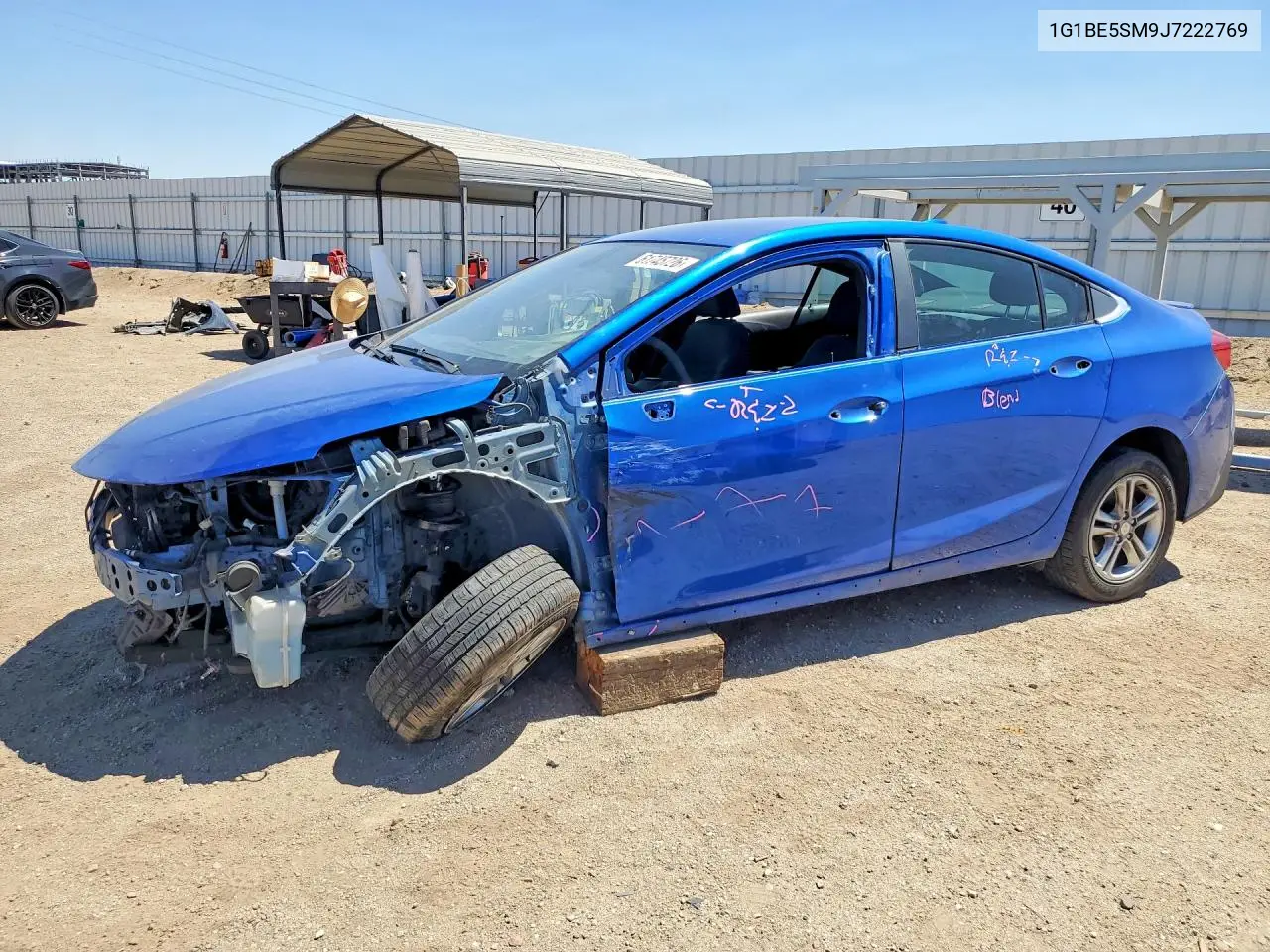 2018 Chevrolet Cruze Lt VIN: 1G1BE5SM9J7222769 Lot: 61745726