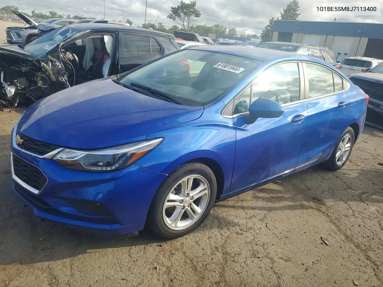 2018 Chevrolet Cruze Lt VIN: 1G1BE5SM8J7113400 Lot: 61881946