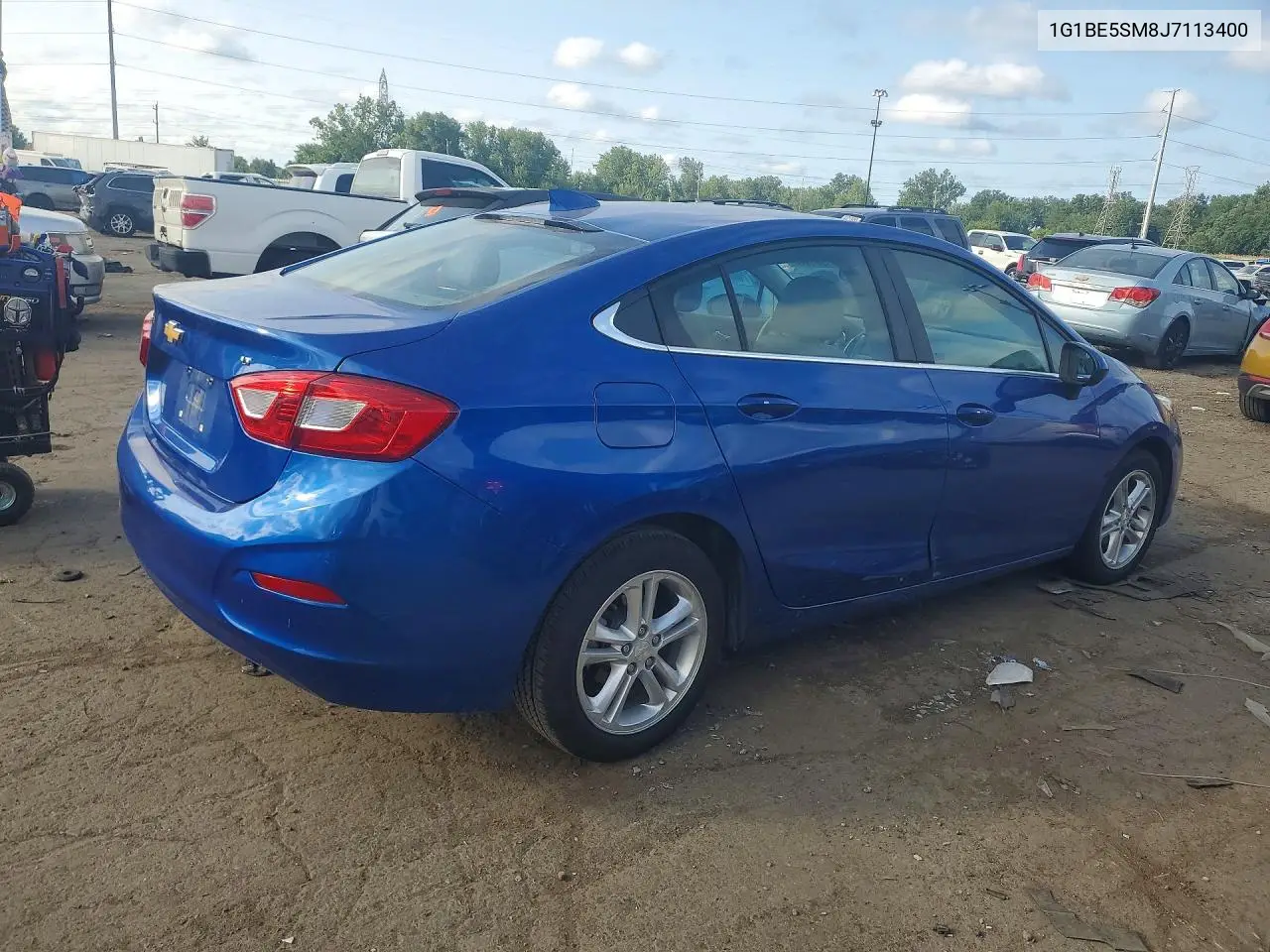 2018 Chevrolet Cruze Lt VIN: 1G1BE5SM8J7113400 Lot: 61881946