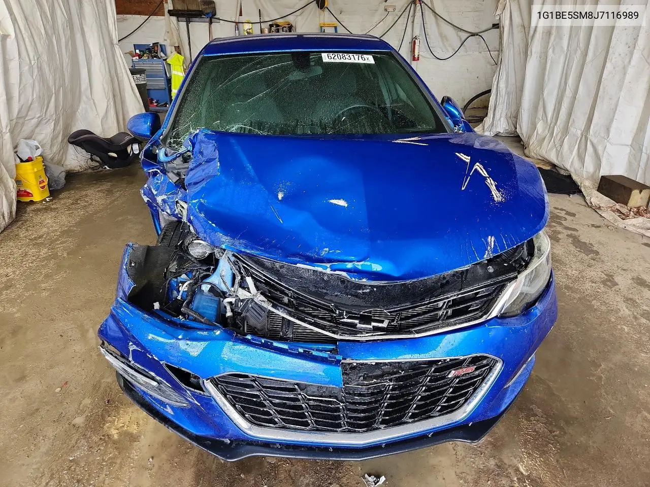 2018 Chevrolet Cruze Lt VIN: 1G1BE5SM8J7116989 Lot: 62083176