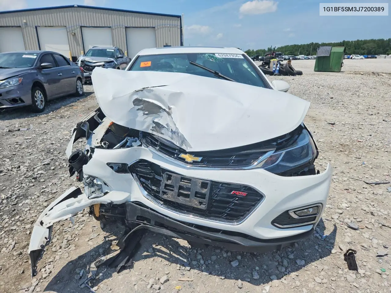 1G1BF5SM3J7200389 2018 Chevrolet Cruze Premier