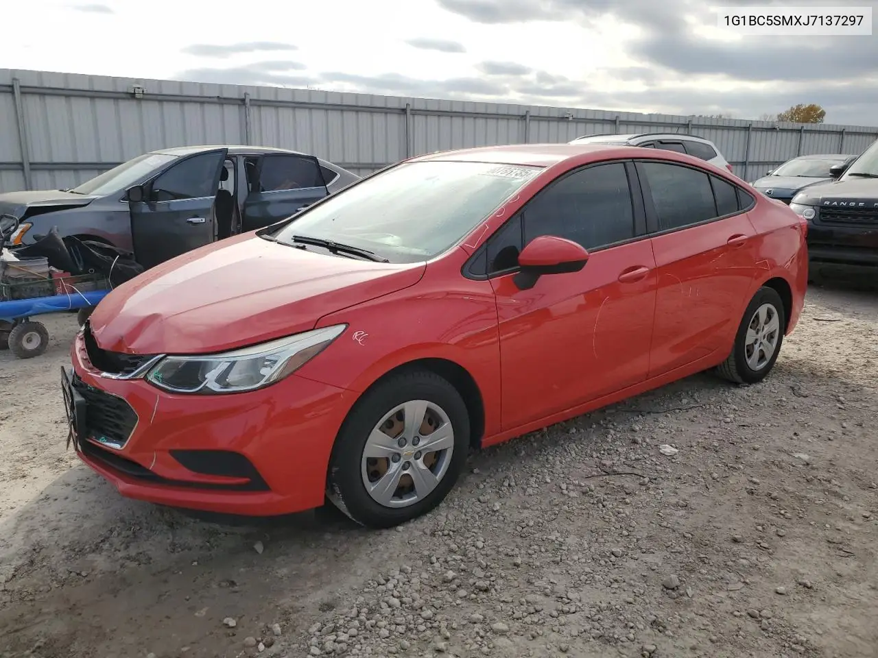 1G1BC5SMXJ7137297 2018 Chevrolet Cruze Ls
