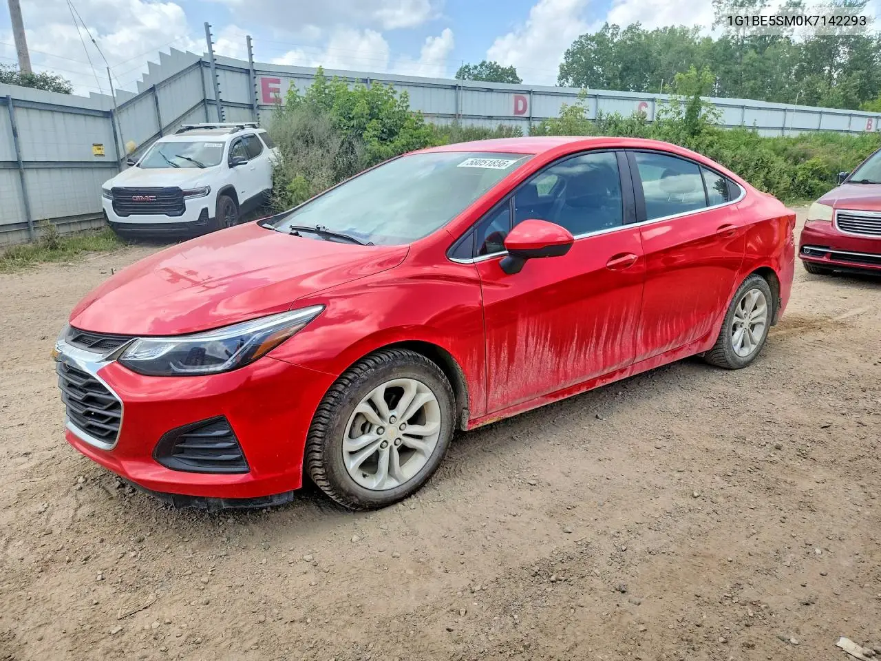 2019 Chevrolet Cruze Lt VIN: 1G1BE5SM0K7142293 Lot: 58051856