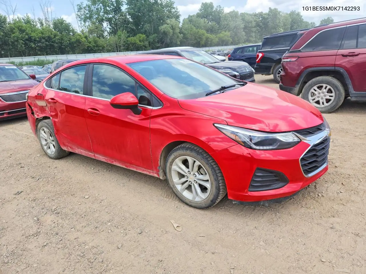 2019 Chevrolet Cruze Lt VIN: 1G1BE5SM0K7142293 Lot: 58051856