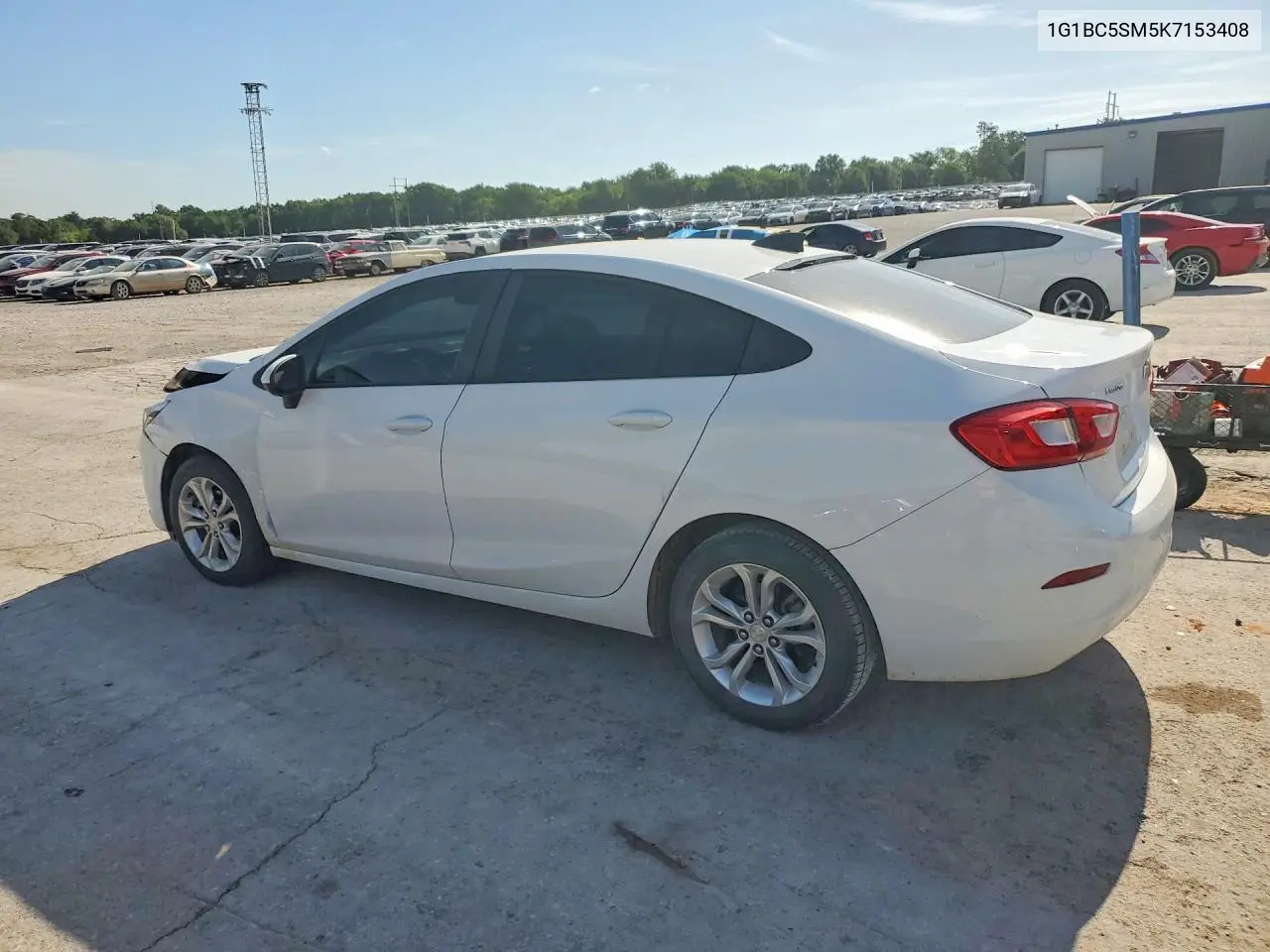 2019 Chevrolet Cruze Ls VIN: 1G1BC5SM5K7153408 Lot: 59634556