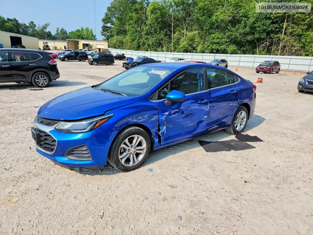 2019 Chevrolet Cruze Lt VIN: 1G1BE5SM2K7108078 Lot: 59852136