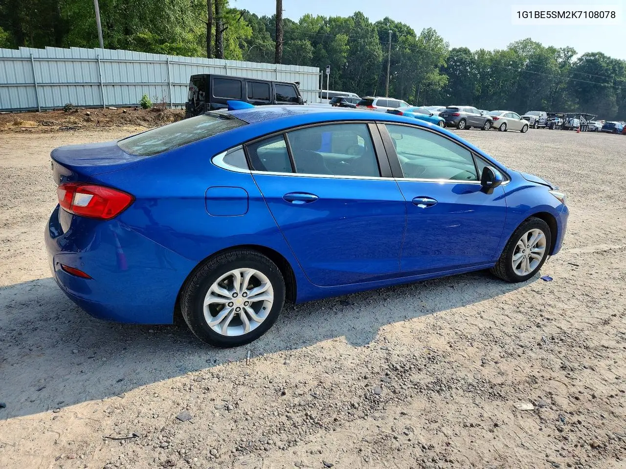 2019 Chevrolet Cruze Lt VIN: 1G1BE5SM2K7108078 Lot: 59852136