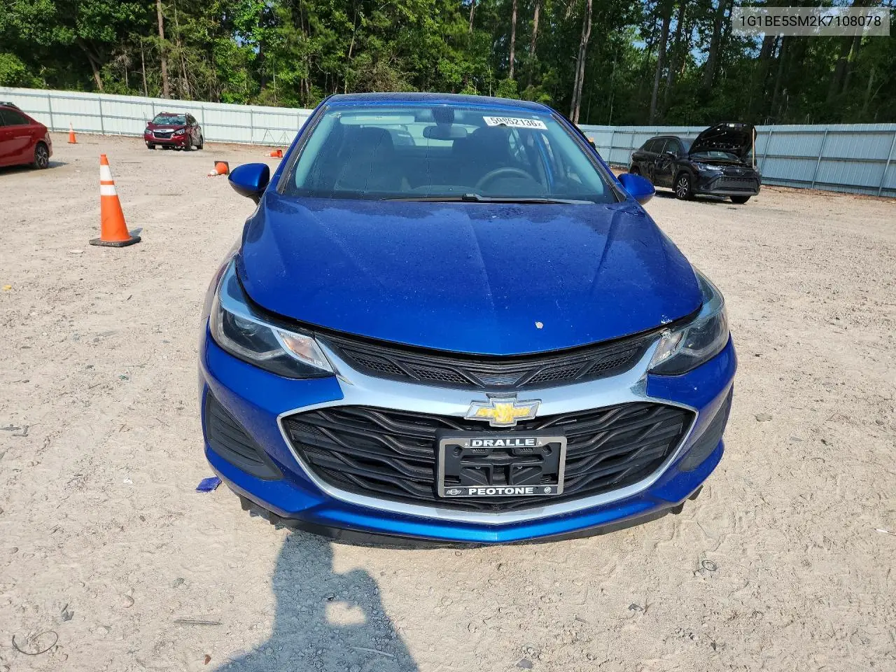 2019 Chevrolet Cruze Lt VIN: 1G1BE5SM2K7108078 Lot: 59852136