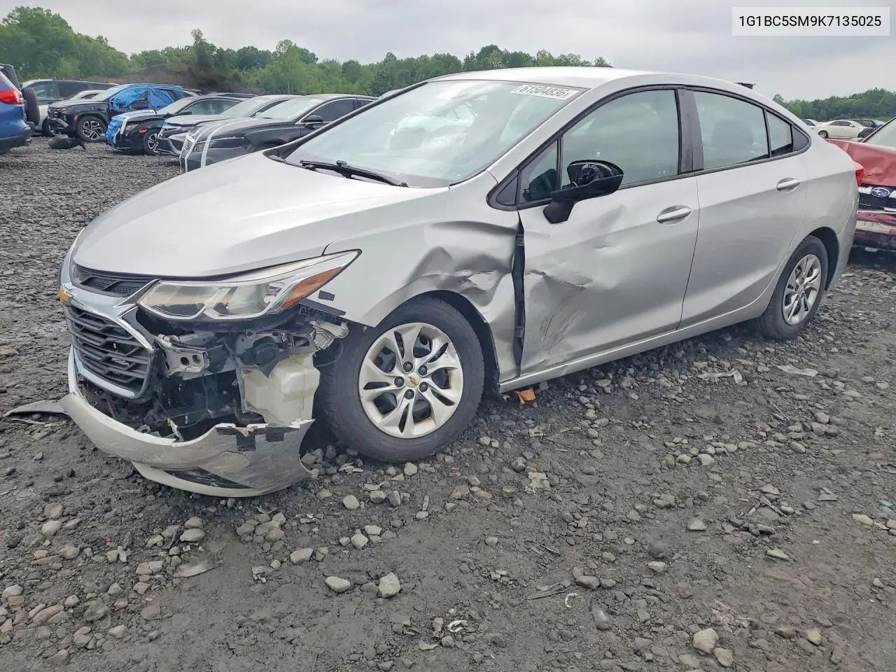 1G1BC5SM9K7135025 2019 Chevrolet Cruze Ls