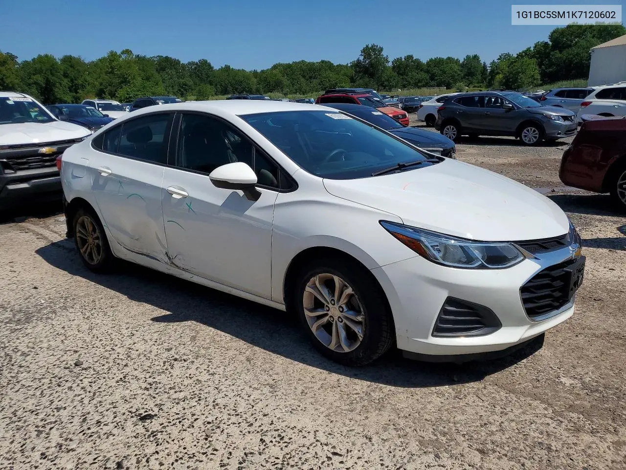 2019 Chevrolet Cruze Ls VIN: 1G1BC5SM1K7120602 Lot: 61882186