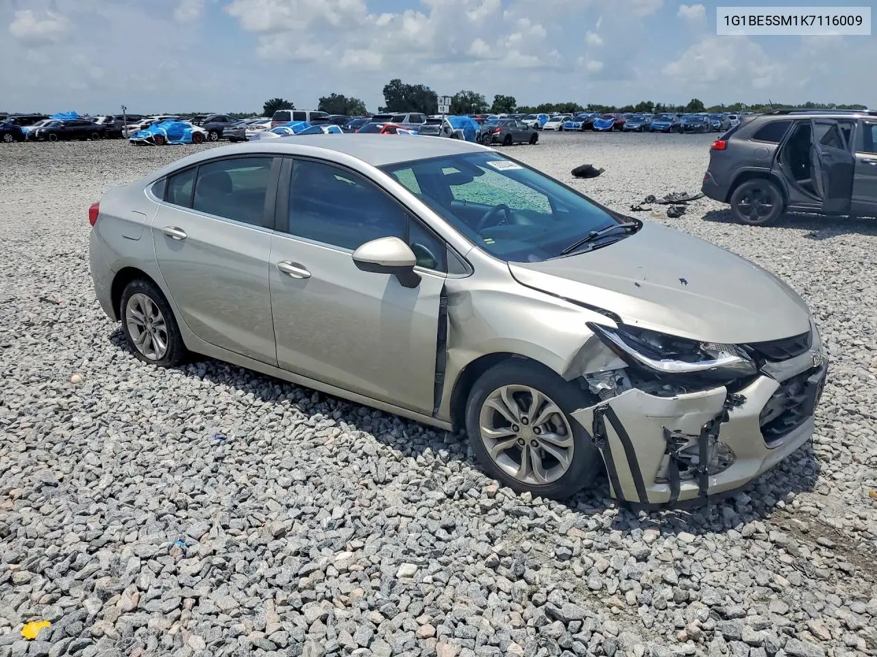 1G1BE5SM1K7116009 2019 Chevrolet Cruze Lt