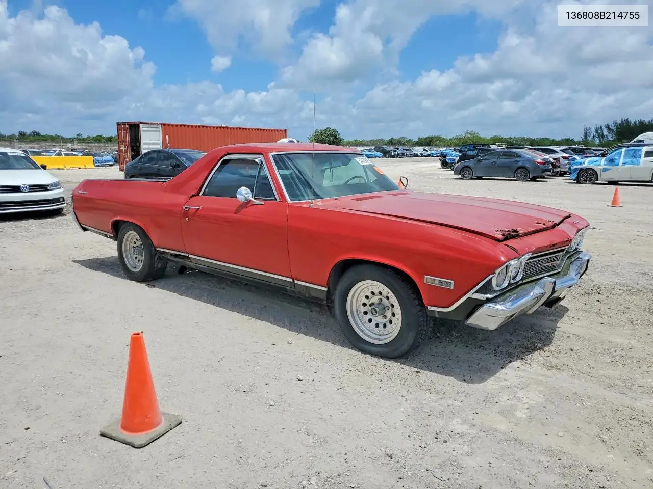1968 Chevrolet El Camino VIN: 136808B214755 Lot: 54729626