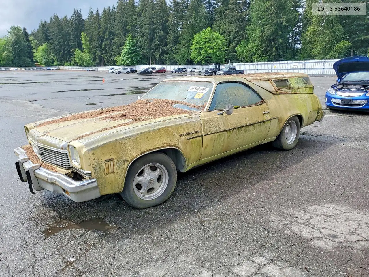 1973 Chevrolet El Camino VIN: 1D80H3Z455712 Lot: 53640186