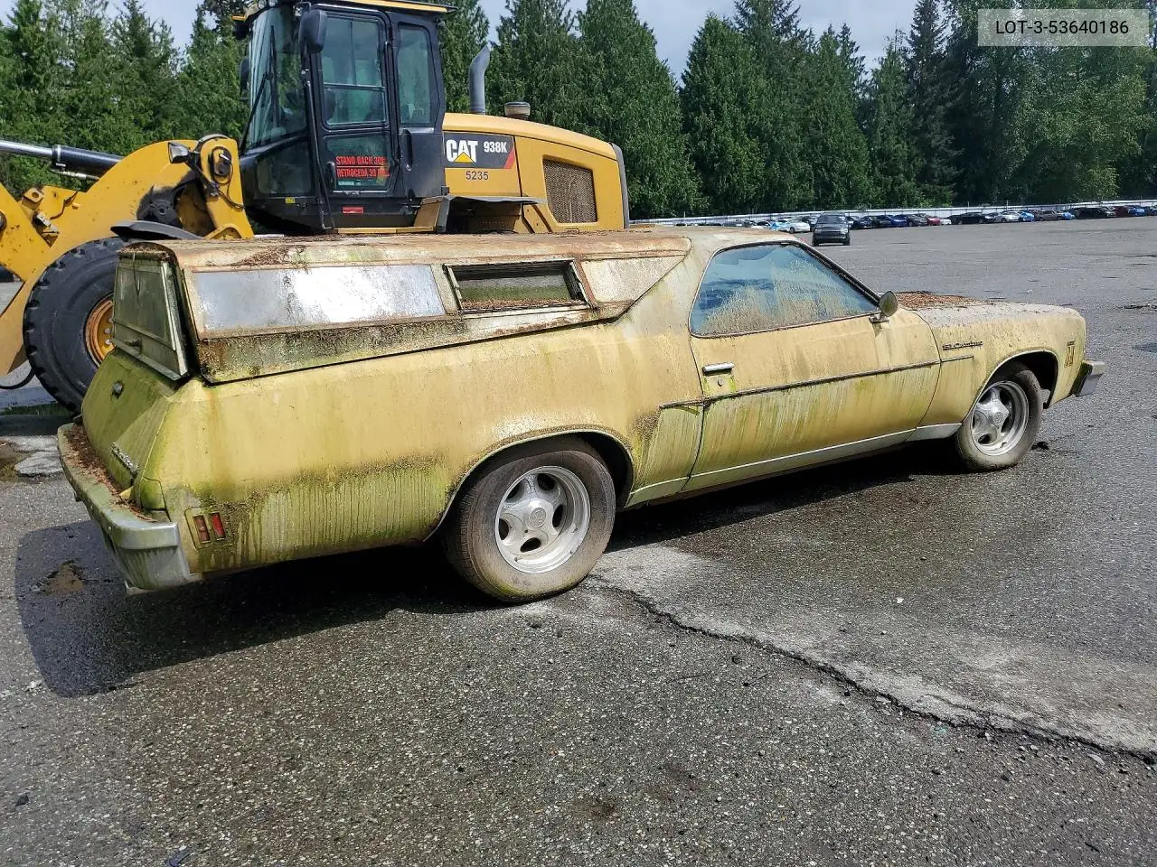 1973 Chevrolet El Camino VIN: 1D80H3Z455712 Lot: 53640186