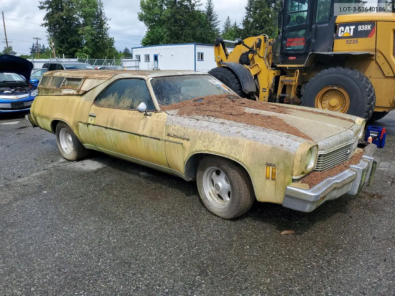 1973 Chevrolet El Camino VIN: 1D80H3Z455712 Lot: 53640186