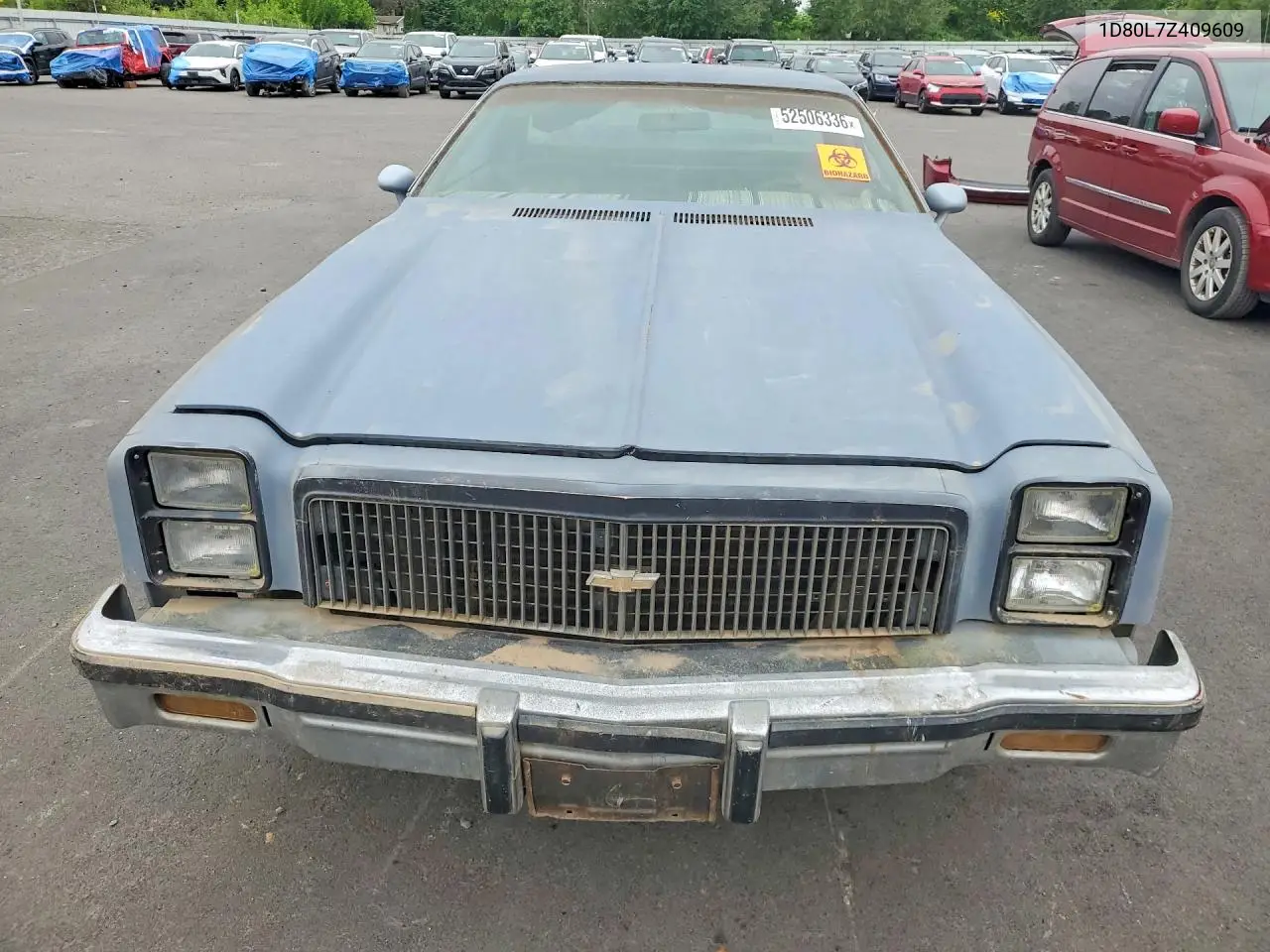 1977 Chev El Camino VIN: 1D80L7Z409609 Lot: 52506336