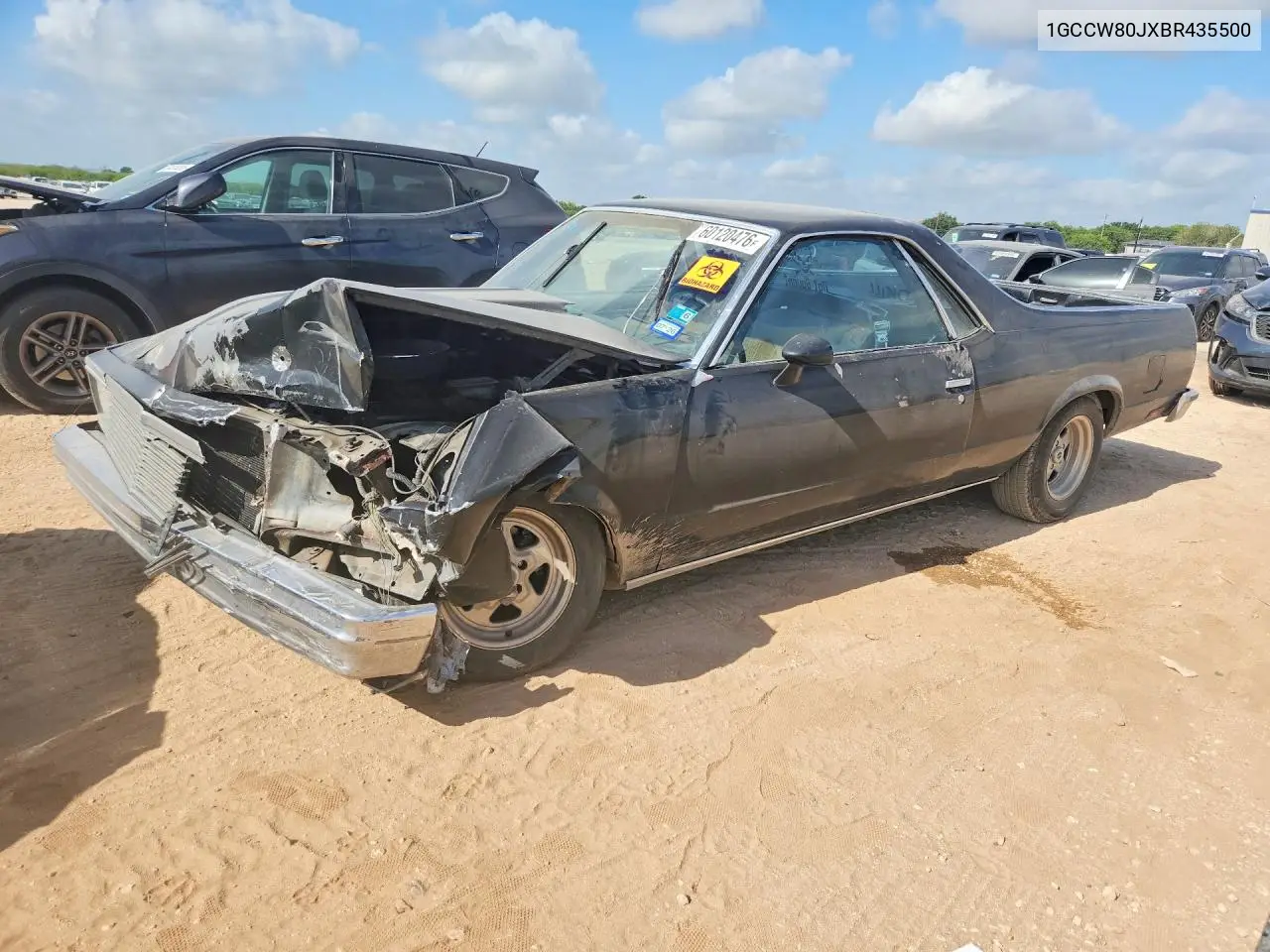 1981 Chevrolet El Camino VIN: 1GCCW80JXBR435500 Lot: 60120476
