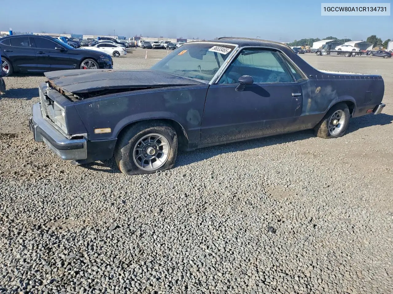 1982 Chevrolet El Camino VIN: 1GCCW80A1CR134731 Lot: 96533465