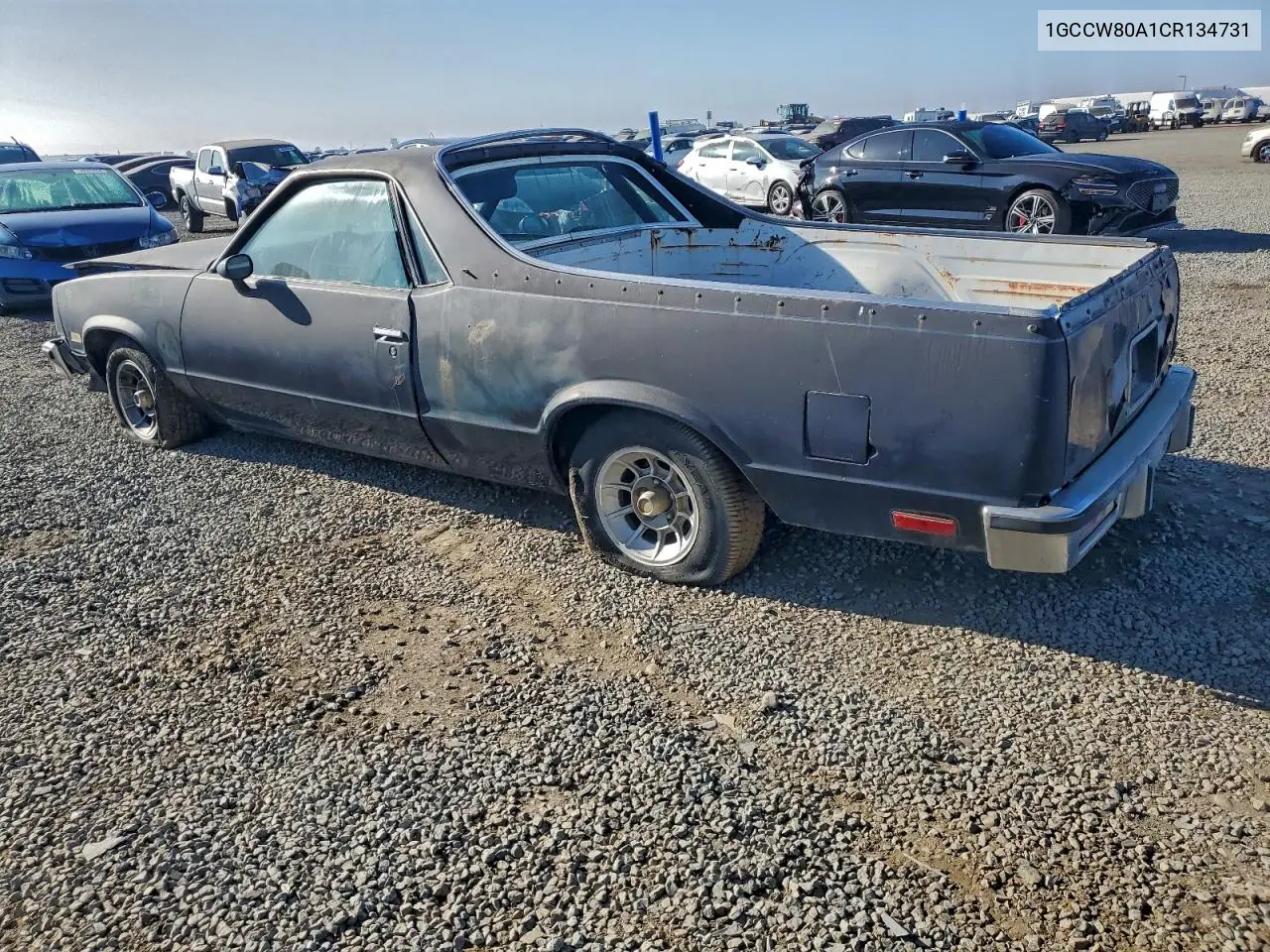1982 Chevrolet El Camino VIN: 1GCCW80A1CR134731 Lot: 96533465