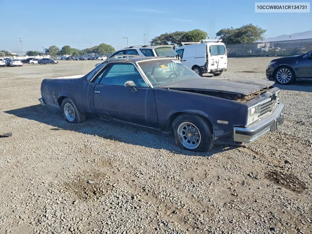 1982 Chevrolet El Camino VIN: 1GCCW80A1CR134731 Lot: 96533465