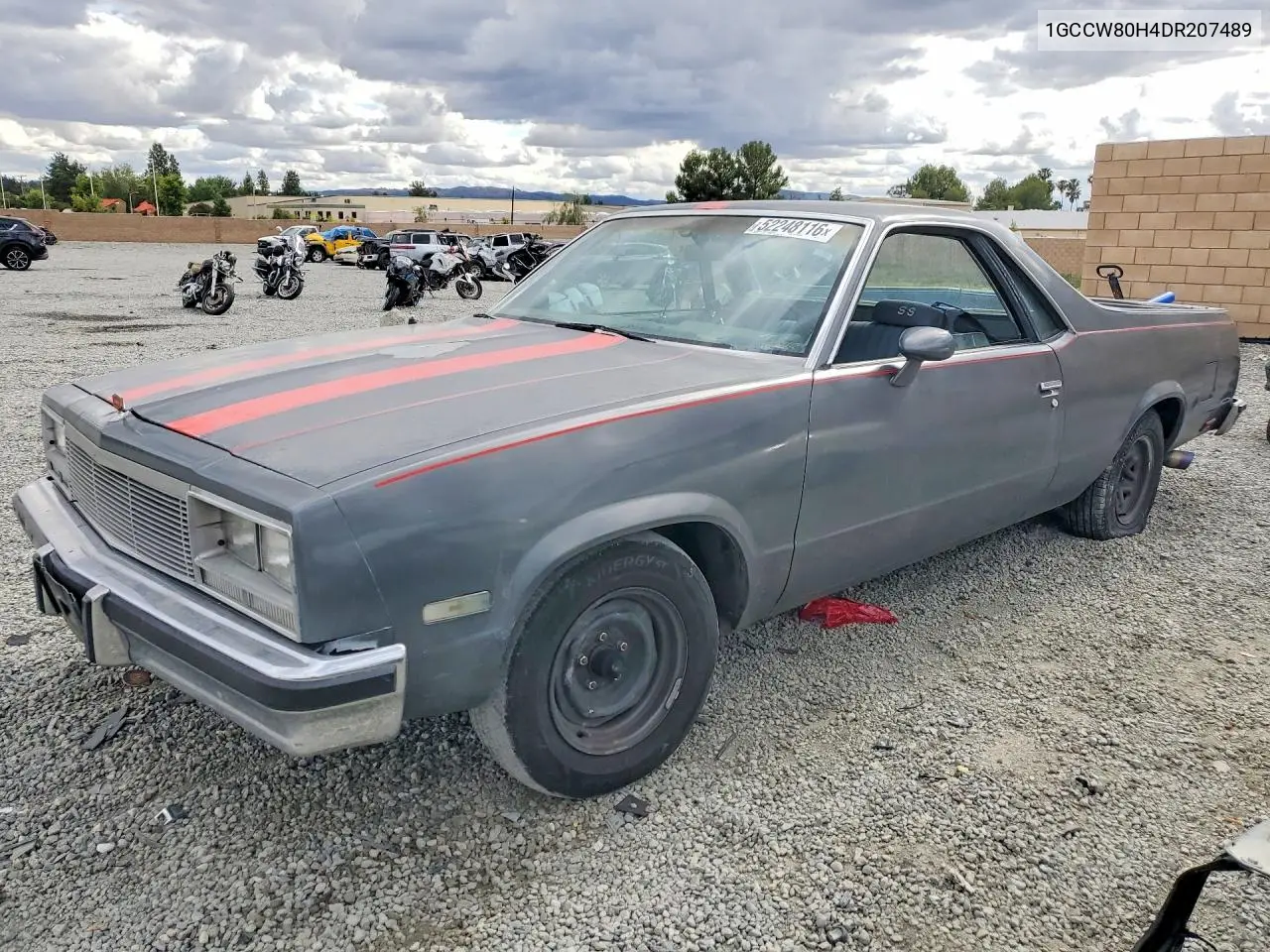1983 Chevrolet El Camino VIN: 1GCCW80H4DR207489 Lot: 52248116