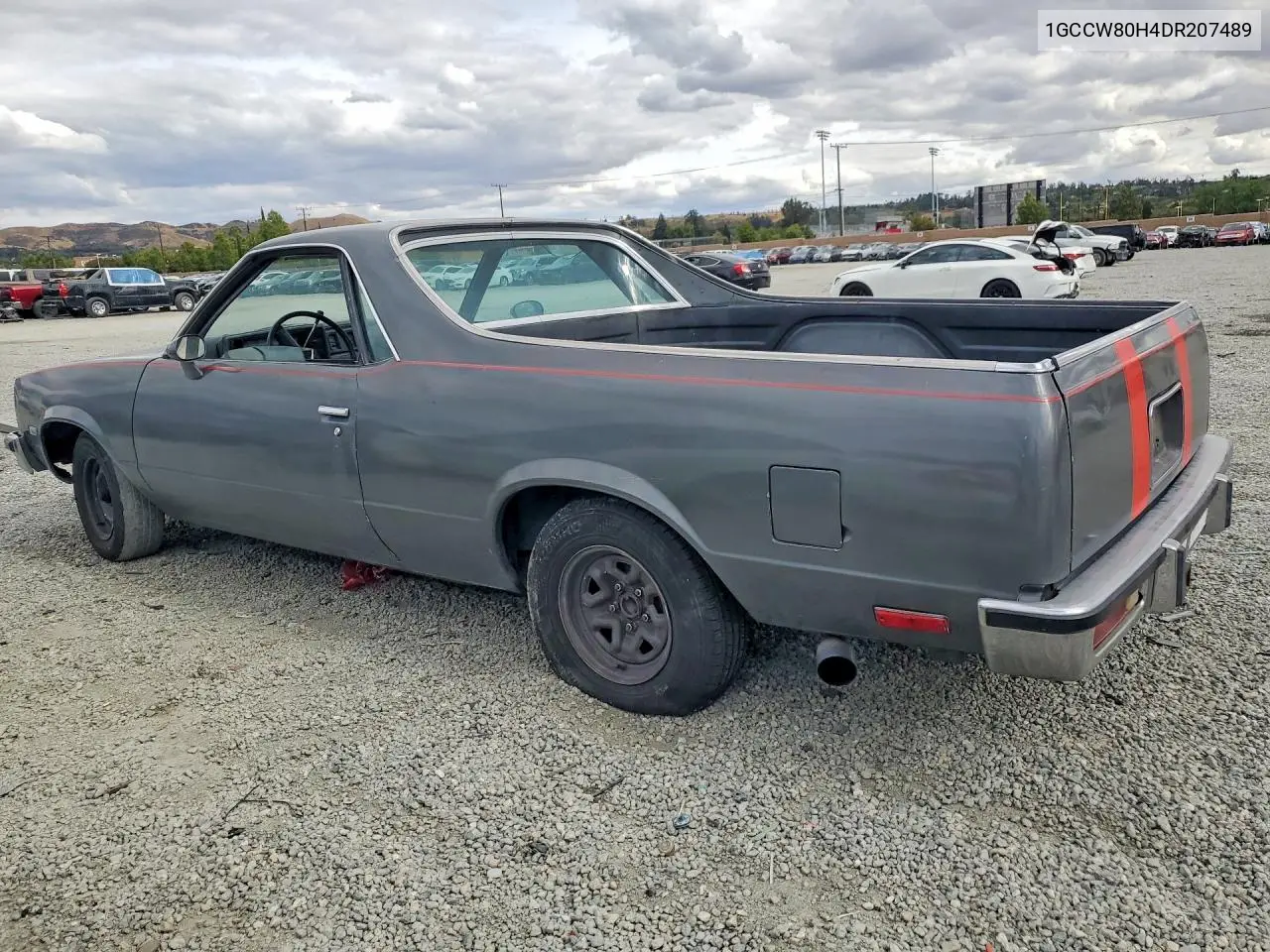 1983 Chevrolet El Camino VIN: 1GCCW80H4DR207489 Lot: 52248116