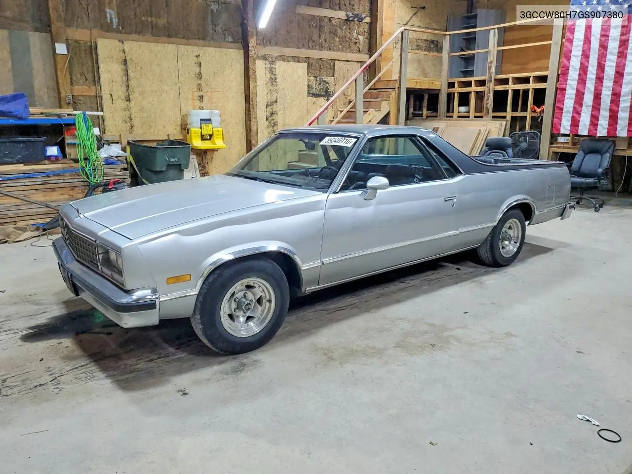 1985 Chevrolet El Camino VIN: 3GCCW80Z7FS917592 Lot: 59346916