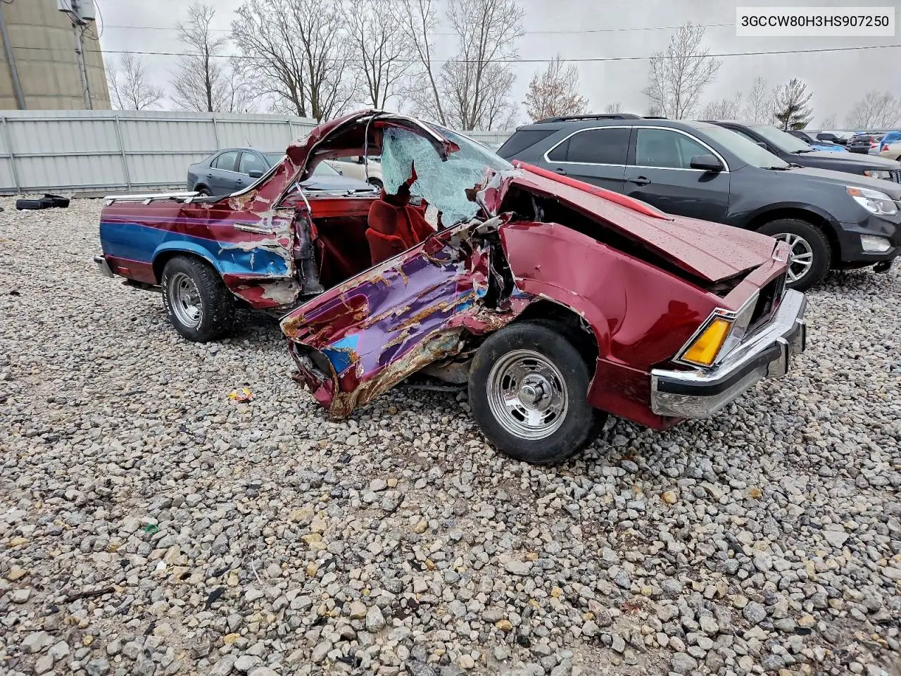 1987 Chevrolet El Camino VIN: 3GCCW80H3HS907250 Lot: 93969415