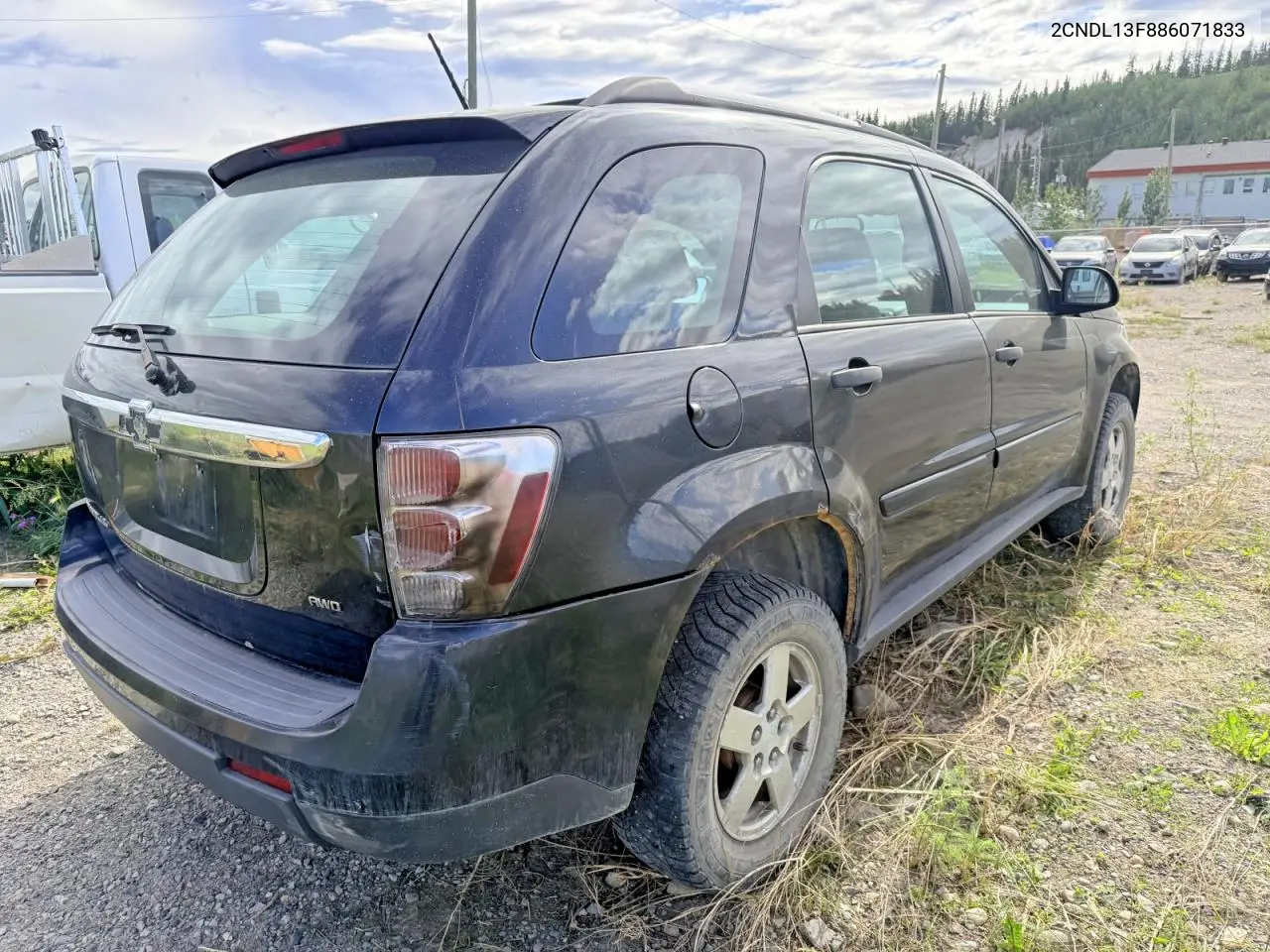 2008 Chevrolet Equinox Ls VIN: 2CNDL13F886071833 Lot: 60394276