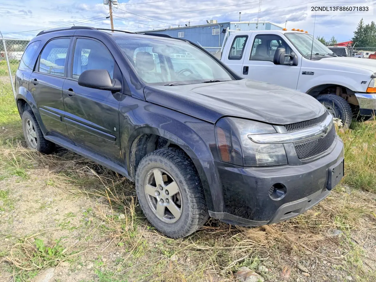 2008 Chevrolet Equinox Ls VIN: 2CNDL13F886071833 Lot: 60394276