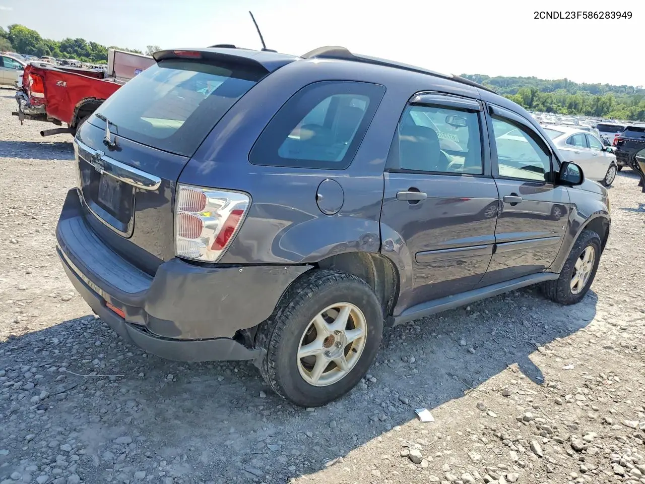 2008 Chevrolet Equinox Ls VIN: 2CNDL23F586283949 Lot: 61737306