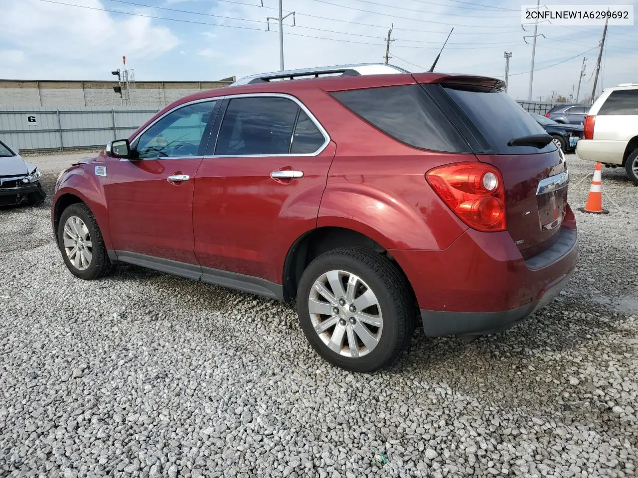 2CNFLNEW1A6299692 2010 Chevrolet Equinox Lt
