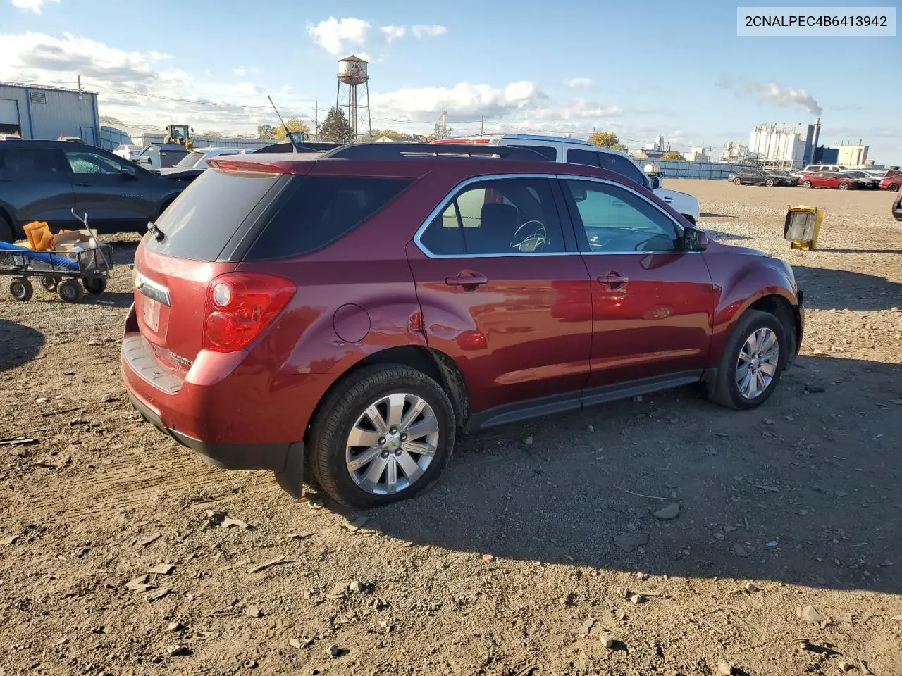 2CNALPEC4B6413942 2011 Chevrolet Equinox Lt
