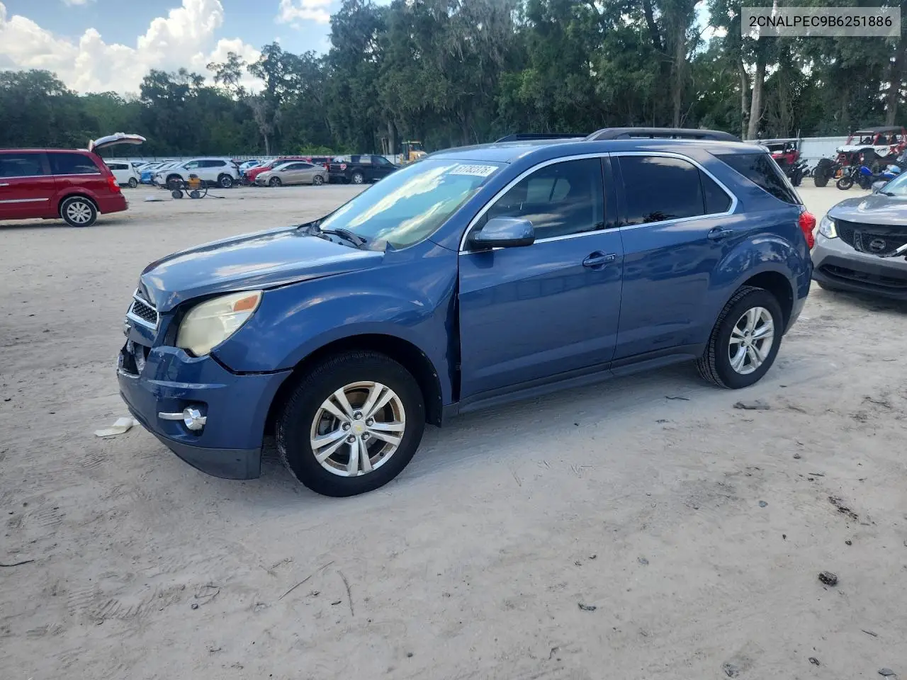 2CNALPEC9B6251886 2011 Chevrolet Equinox Lt