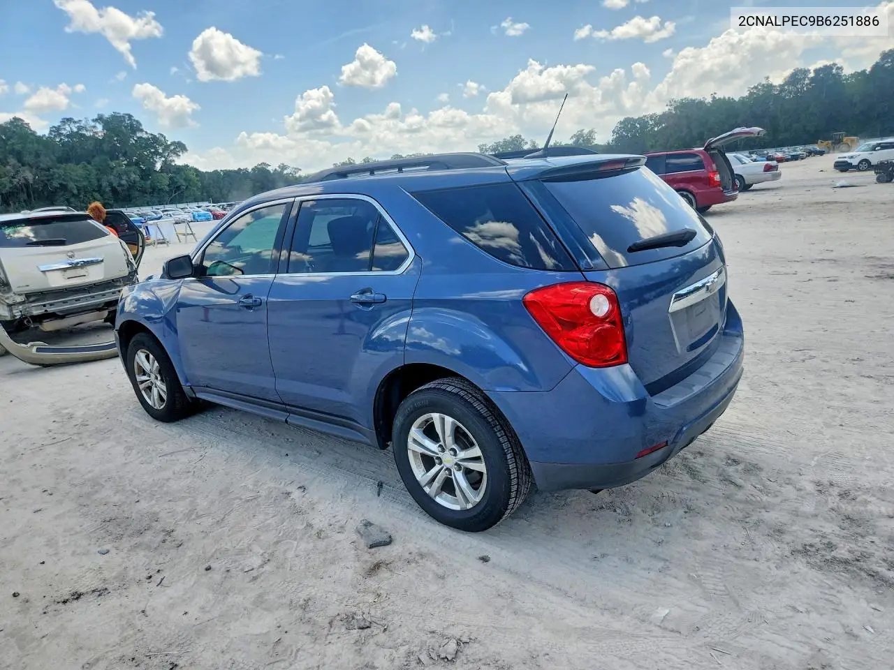 2CNALPEC9B6251886 2011 Chevrolet Equinox Lt