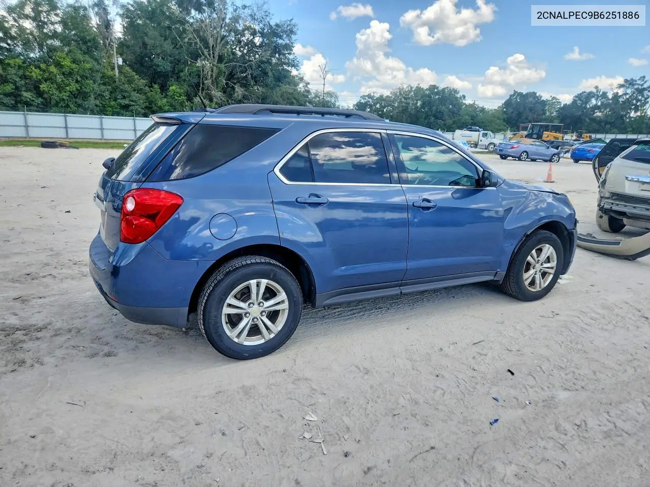 2CNALPEC9B6251886 2011 Chevrolet Equinox Lt