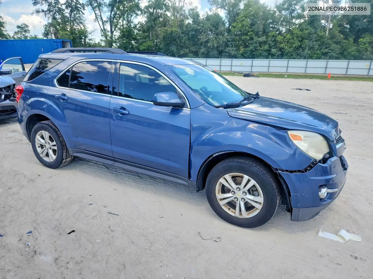 2CNALPEC9B6251886 2011 Chevrolet Equinox Lt
