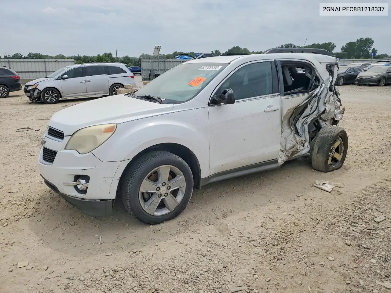 2GNALPEC8B1218337 2011 Chevrolet Equinox Lt