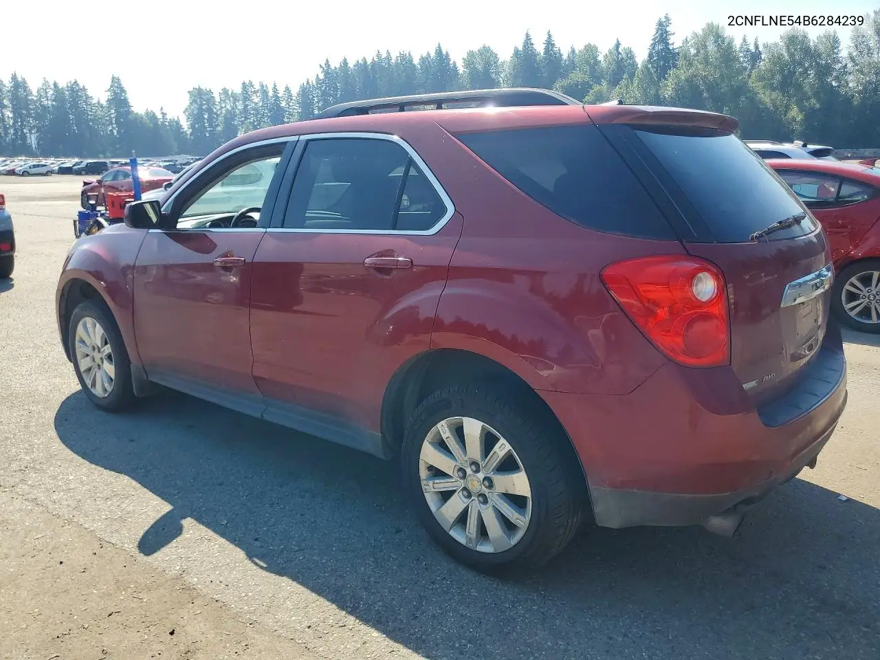 2011 Chevrolet Equinox Lt VIN: 2CNFLNE54B6284239 Lot: 62353516