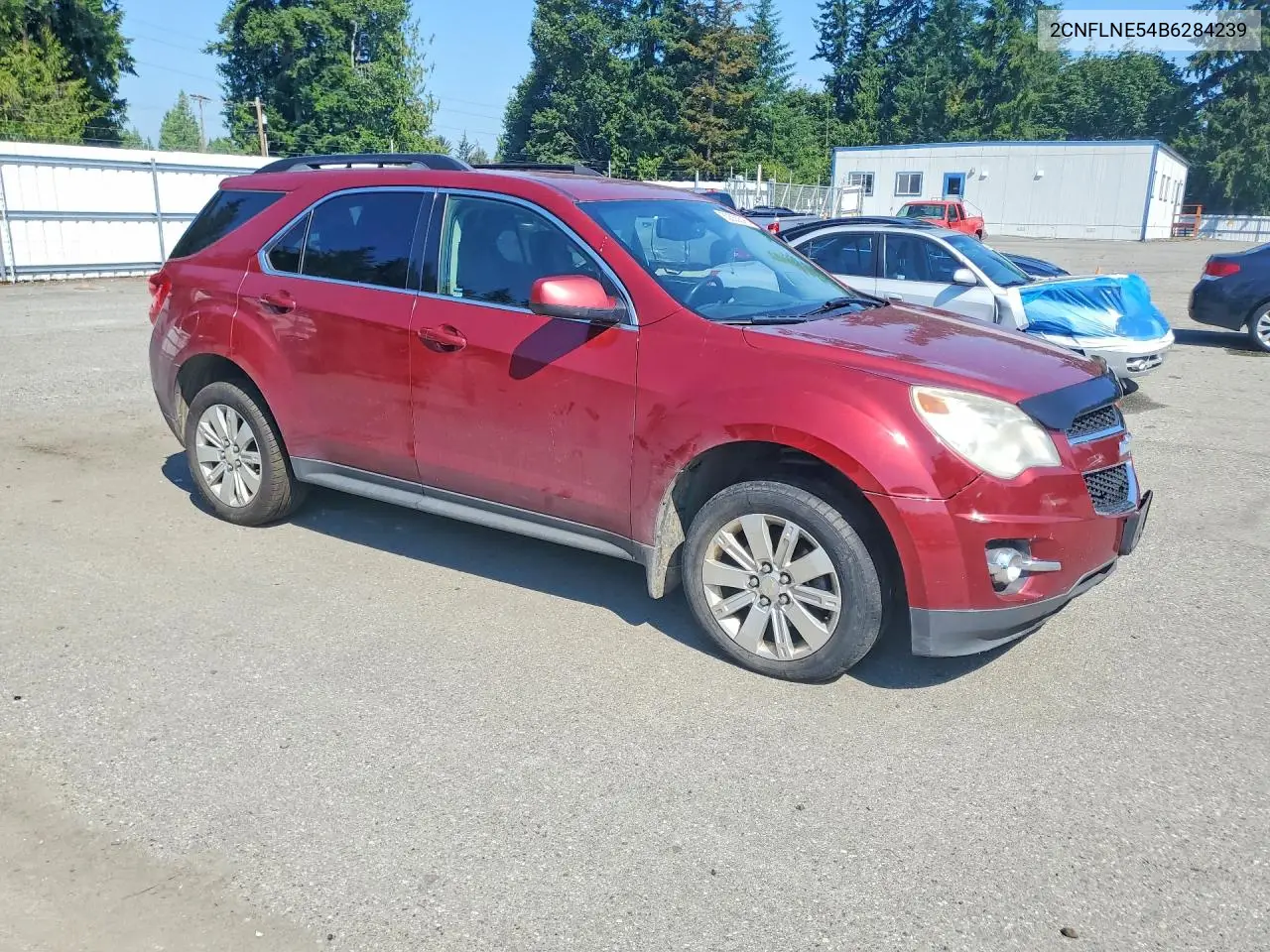 2011 Chevrolet Equinox Lt VIN: 2CNFLNE54B6284239 Lot: 62353516