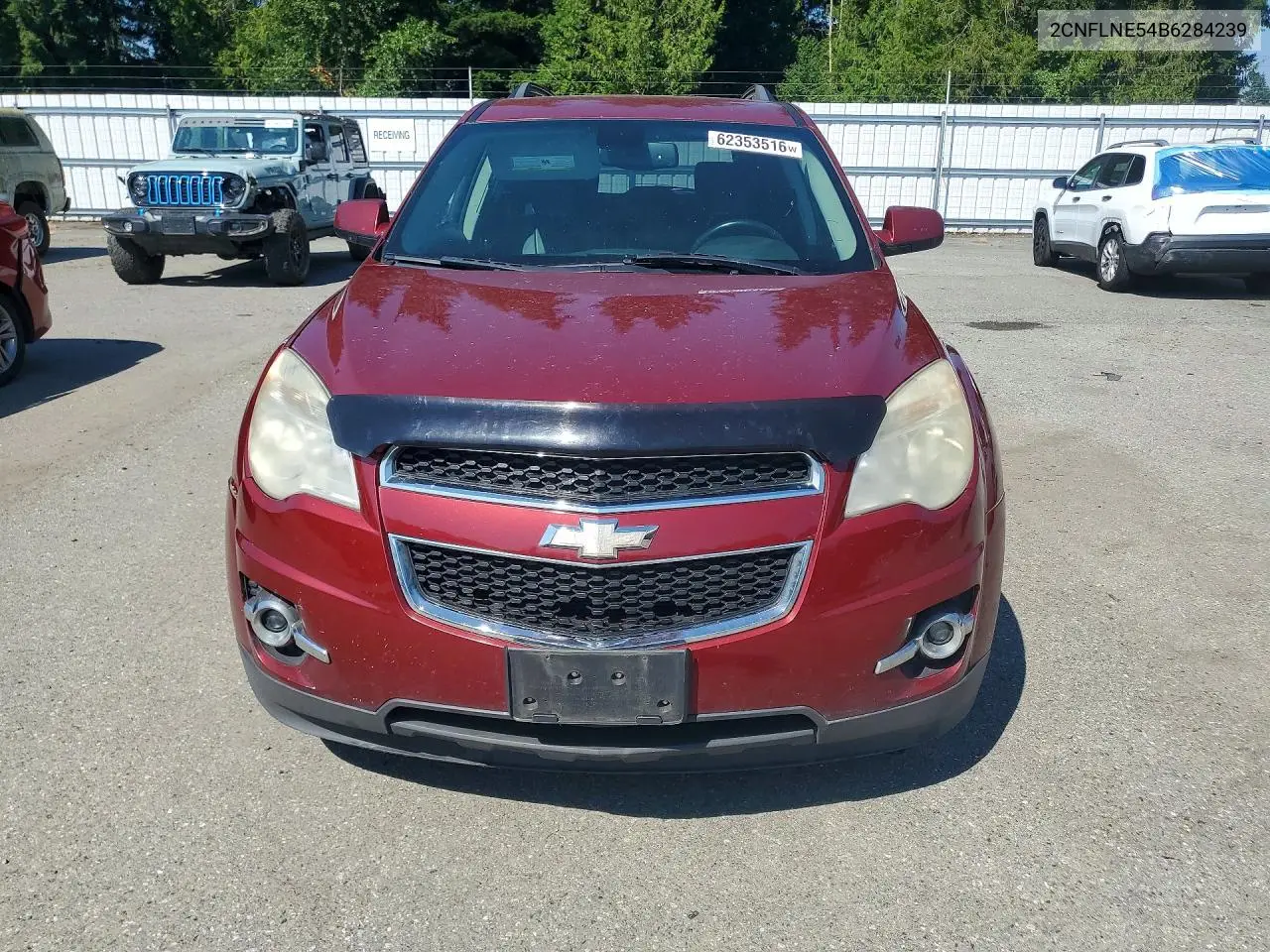 2011 Chevrolet Equinox Lt VIN: 2CNFLNE54B6284239 Lot: 62353516