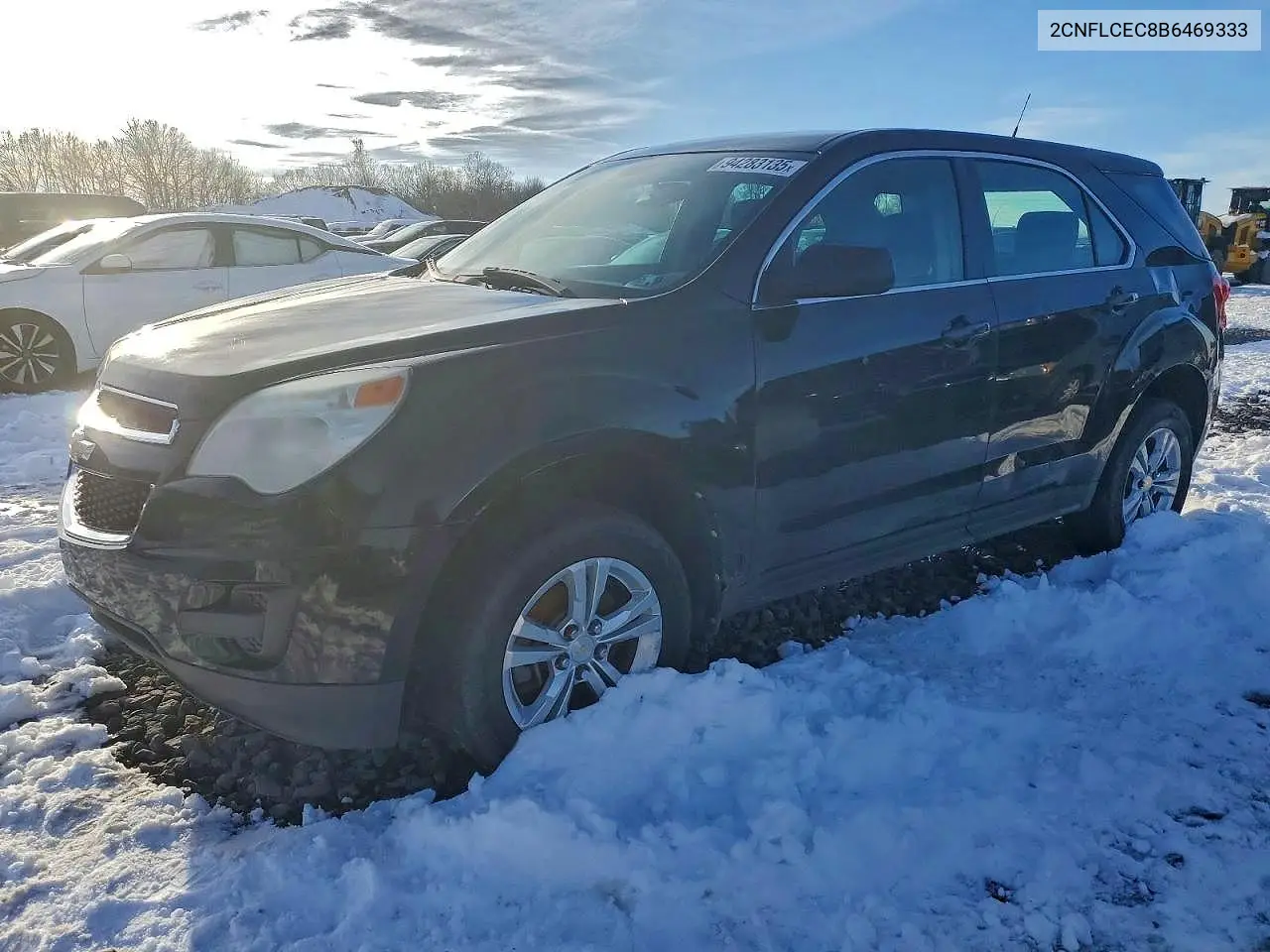 2CNFLCEC8B6469333 2011 Chevrolet Equinox Ls