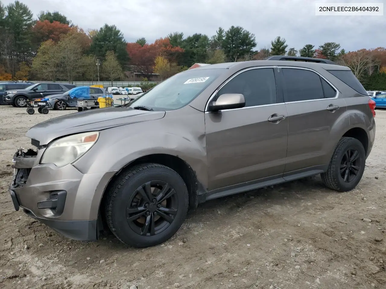 2CNFLEEC2B6404392 2011 Chevrolet Equinox Lt