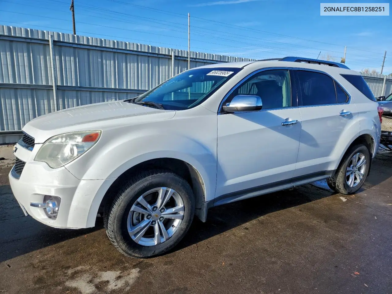 2GNALFEC8B1258251 2011 Chevrolet Equinox Ltz