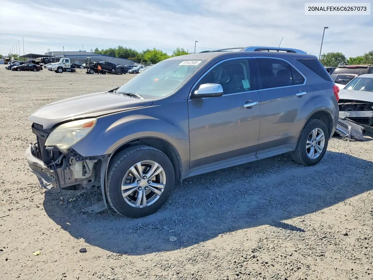 2012 Chevrolet Equinox Ltz VIN: 2GNALFEK6C6267073 Lot: 53442666
