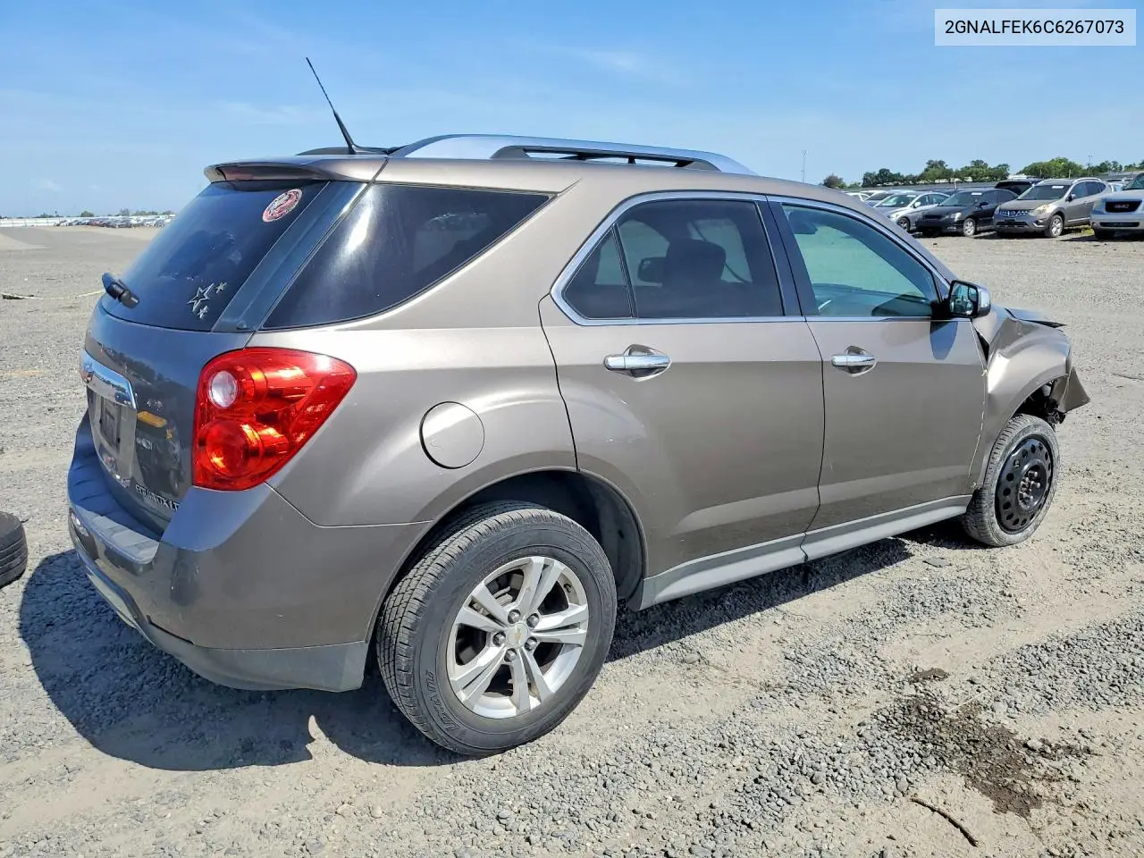 2012 Chevrolet Equinox Ltz VIN: 2GNALFEK6C6267073 Lot: 53442666