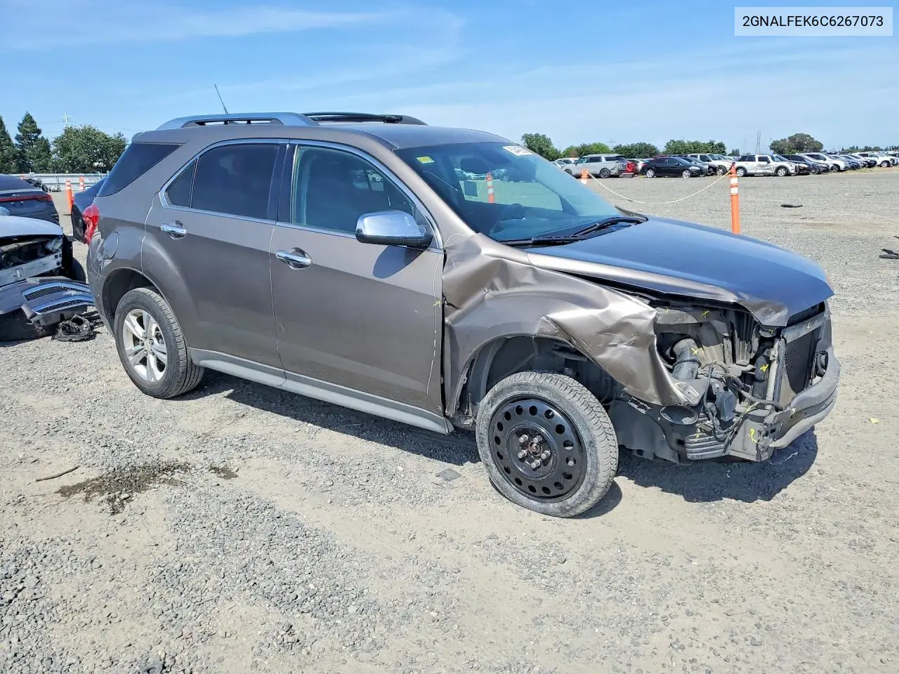 2012 Chevrolet Equinox Ltz VIN: 2GNALFEK6C6267073 Lot: 53442666