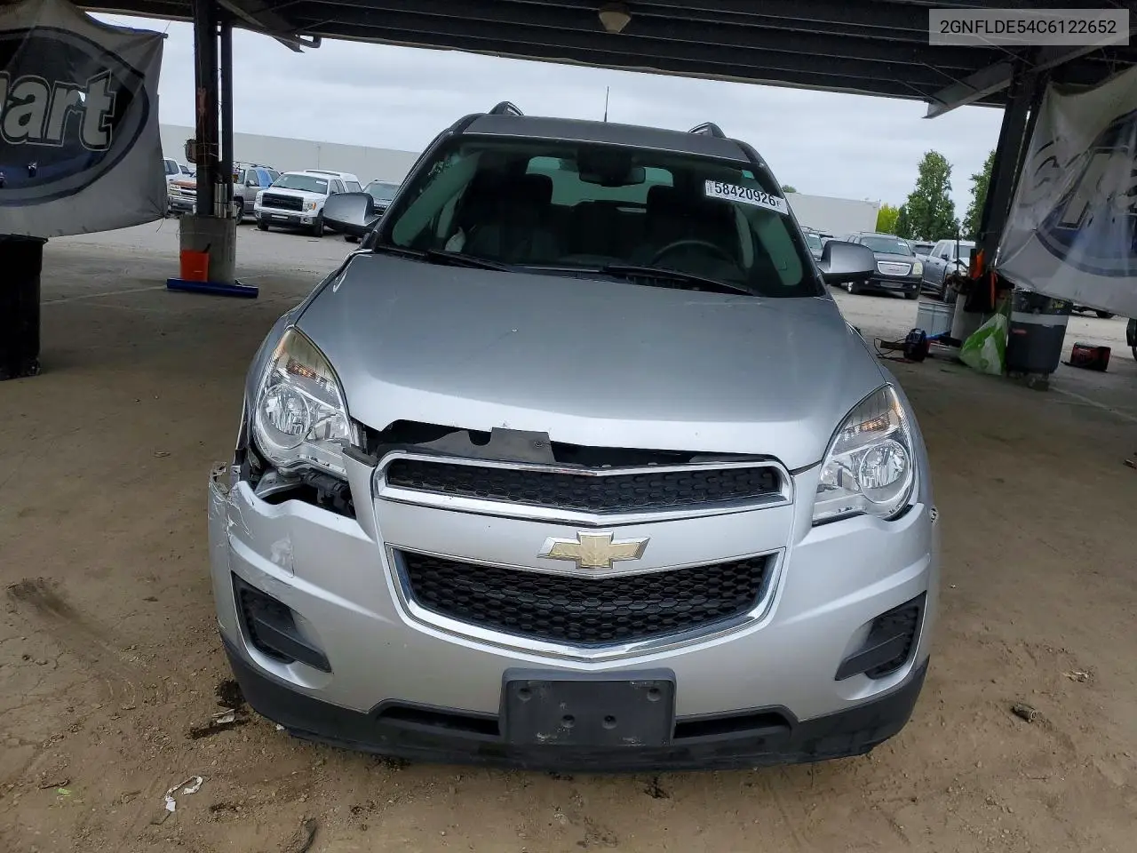 2012 Chevrolet Equinox Lt VIN: 2GNFLDE54C6122652 Lot: 58420926