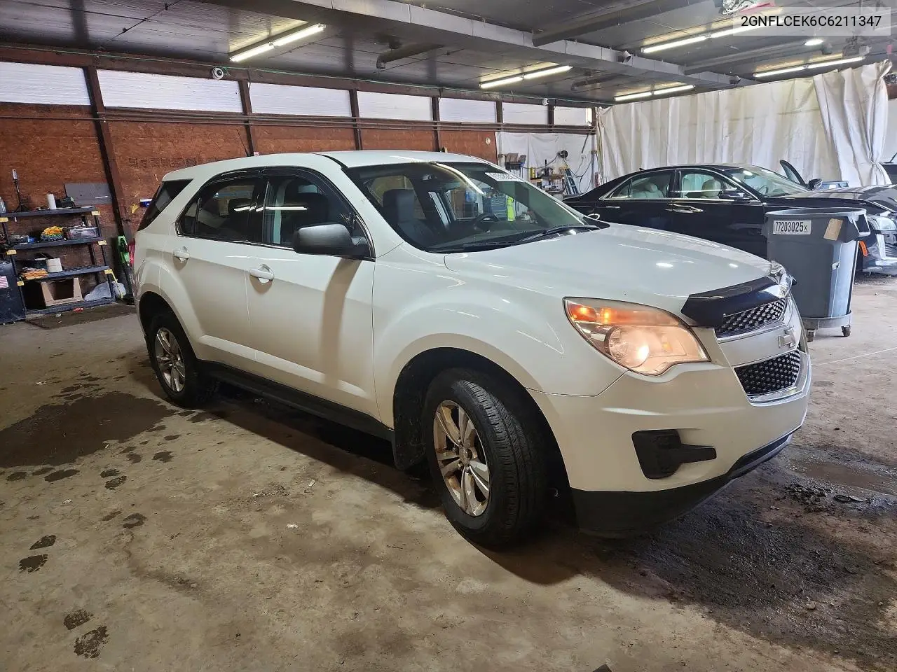 2012 Chev Equinox VIN: 2GNFLCEK6C6211347 Lot: 61556356