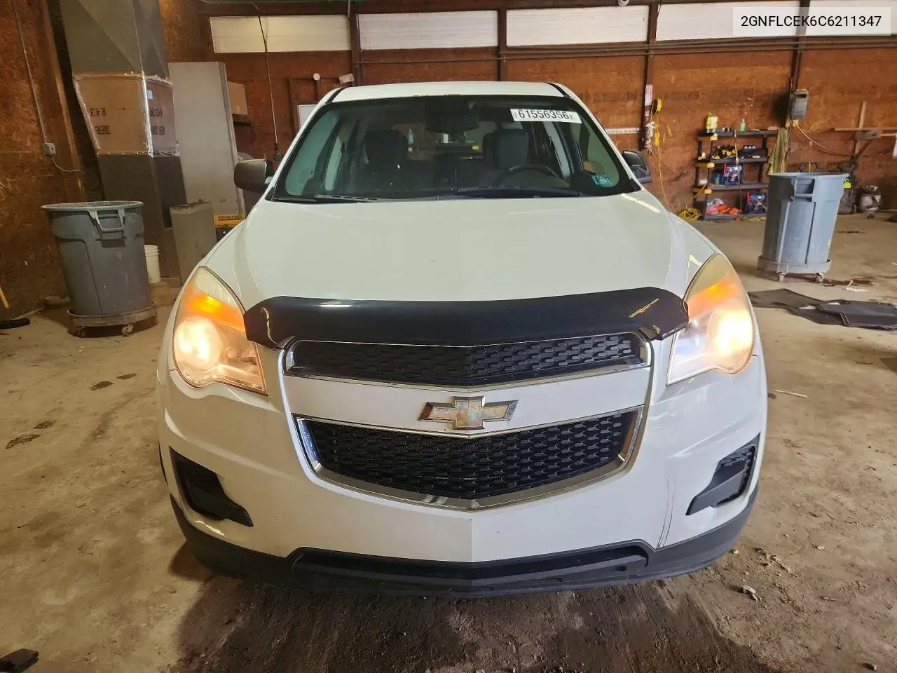 2012 Chev Equinox VIN: 2GNFLCEK6C6211347 Lot: 61556356